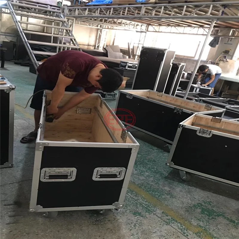 Factory Professional Custom Air Aluminum Flight Case for Music Equipment Shipping