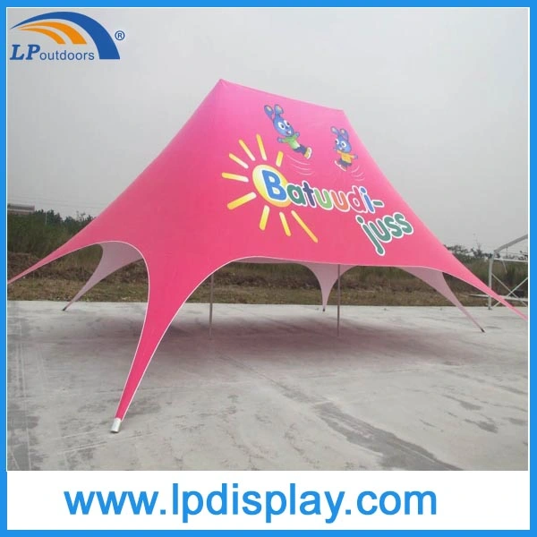 12X17M Outdoor Plage double pôle Star de l'ombre tente pour partie