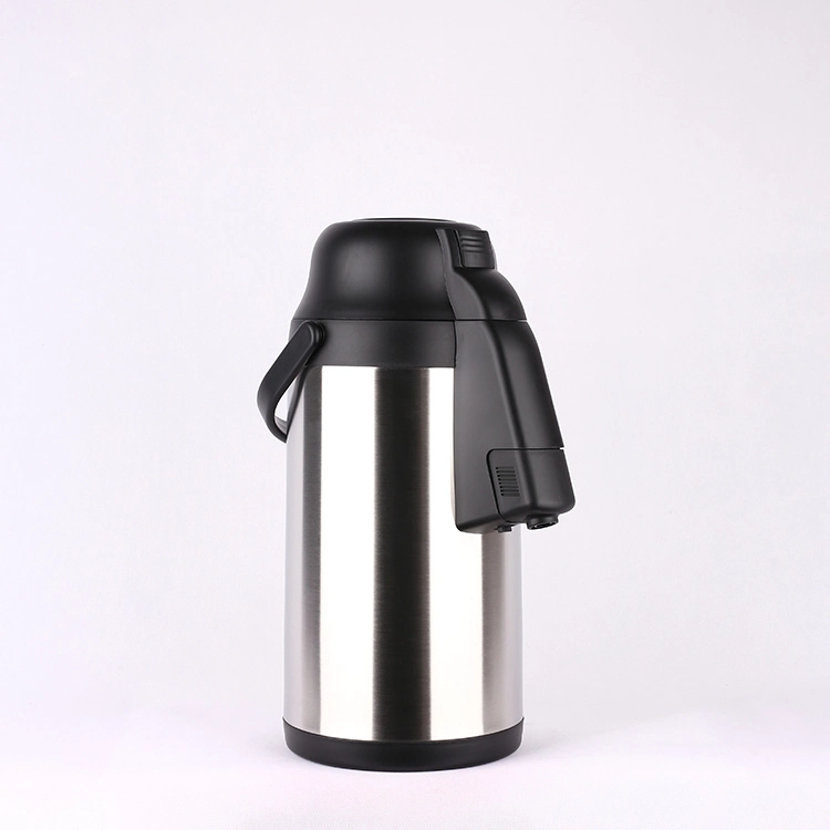 Dispensador de bebidas de ferro metálico Non-Electric da bomba de ar térmica Pot 3,0L