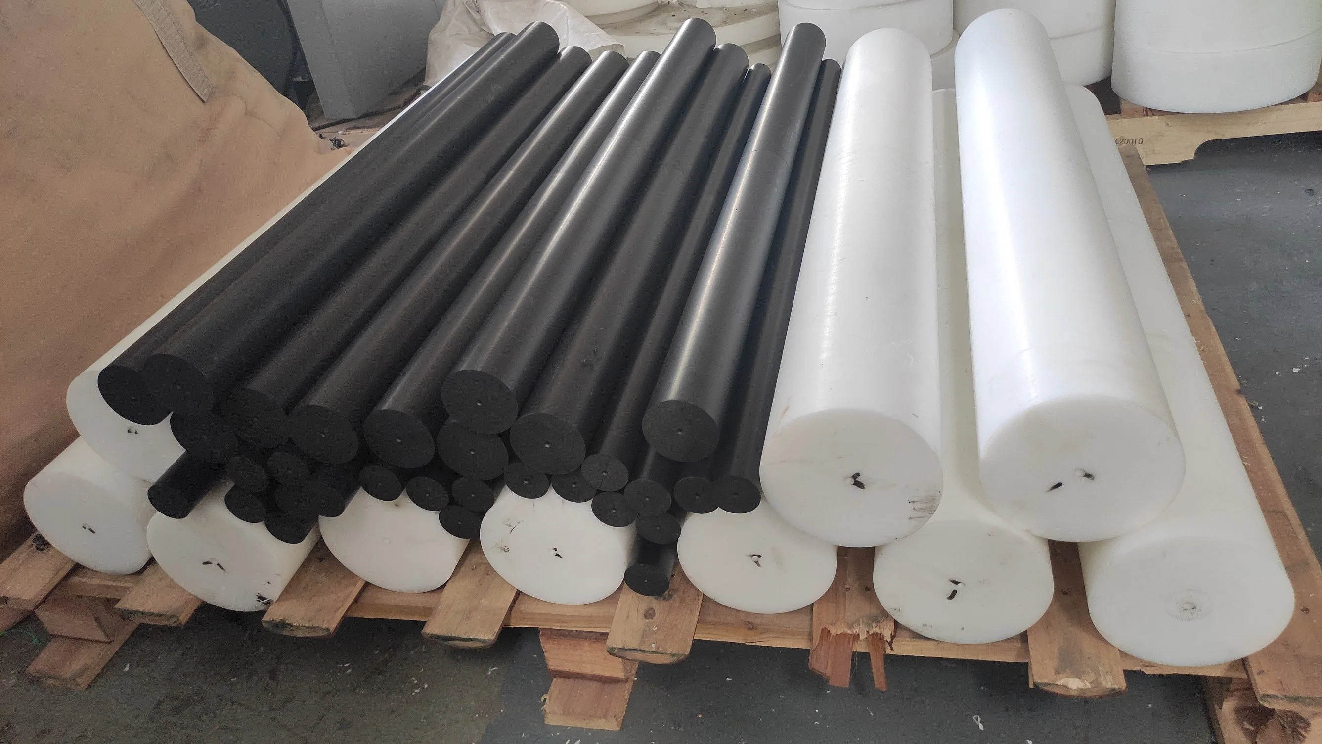 Plastic Custom Made Engineering UHMW-PE Bar Polyethylene Rod, PE Rods