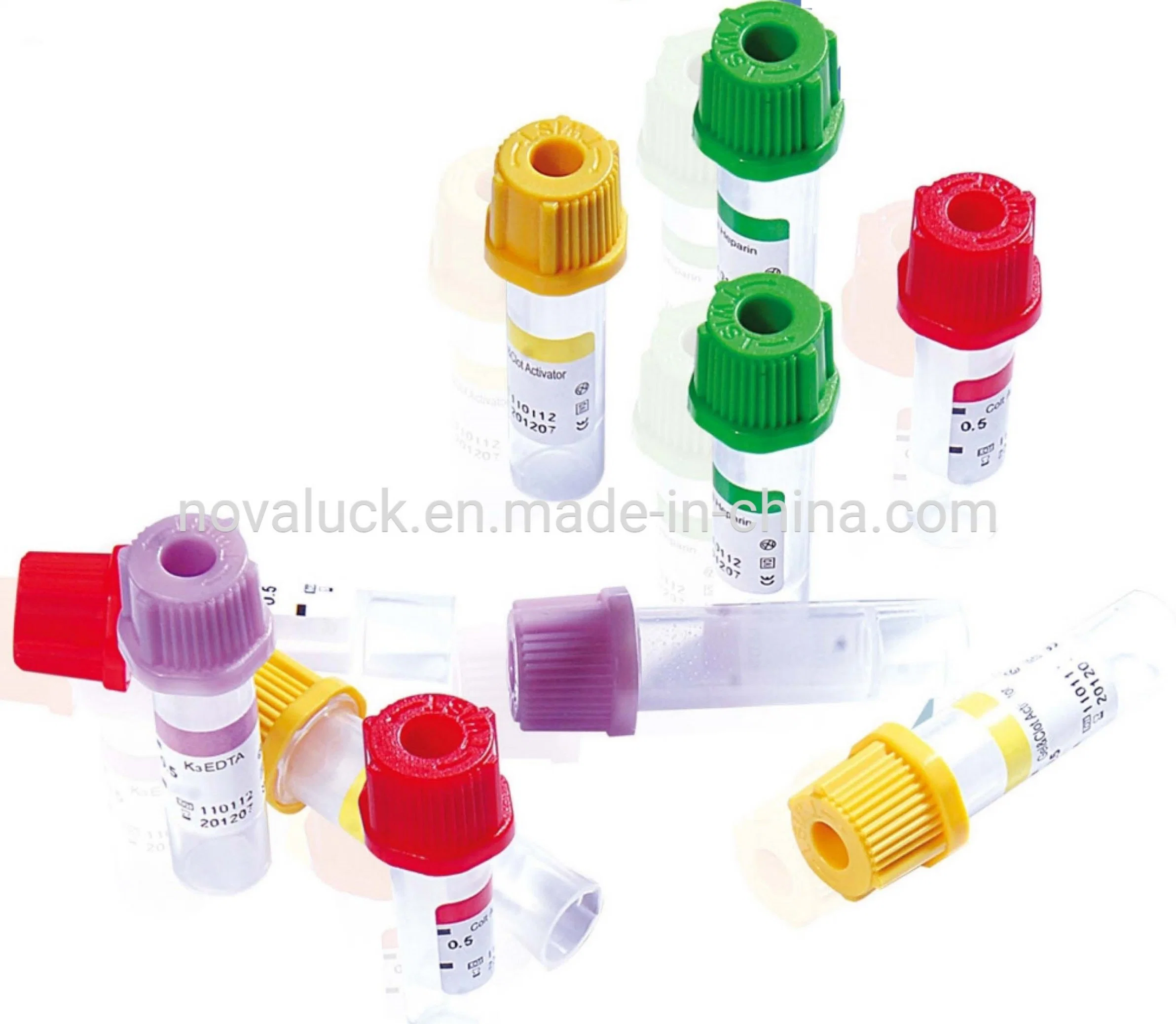 Medical Vacuum Blood Collection Tube Glass or Pet Plain/EDTA K2/K3 Activator Tube Factory Sale Hospital Use