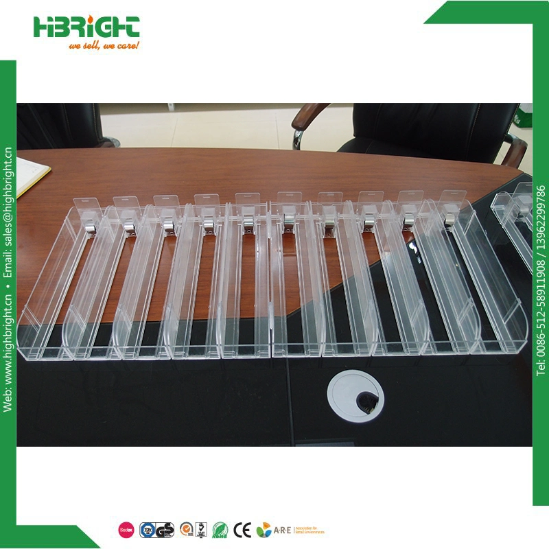 Retail Plastic Back Tobacco Display Shelf Pusher Bottles