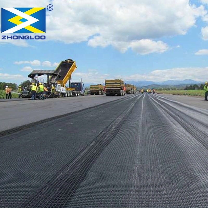 Los productos de tierra Soldado de geomalla biaxial de poliéster para Subgrade