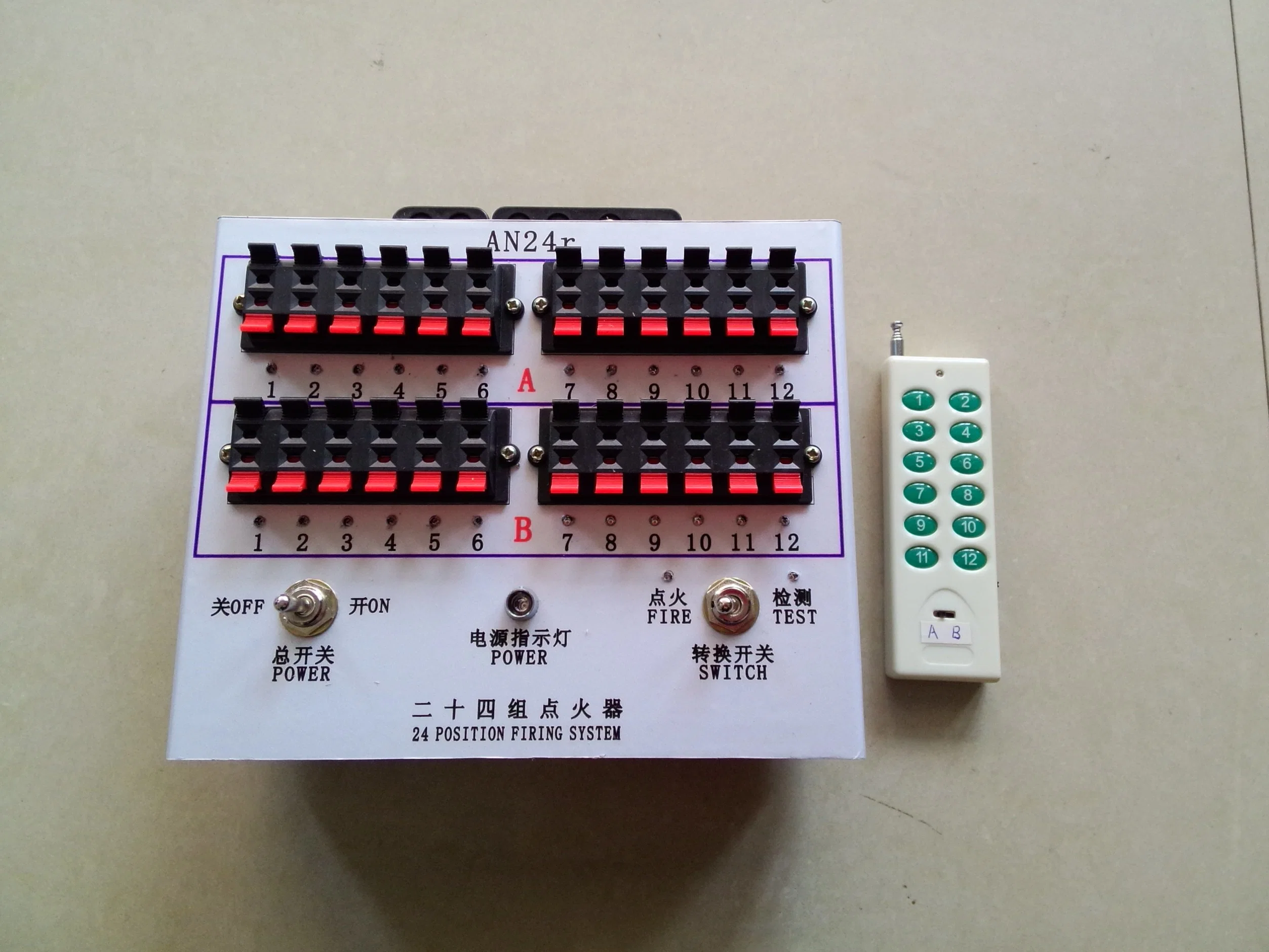 An24r Wholesale/Supplier 24 Cue Fireworks Wireless Firing System Pyrotechnics Remote Controller