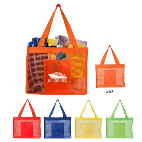 Wholesale/Supplier Lightweight Outdoor Stiff Mesh Beach Grocery Net Shopping Tote Storage Bags