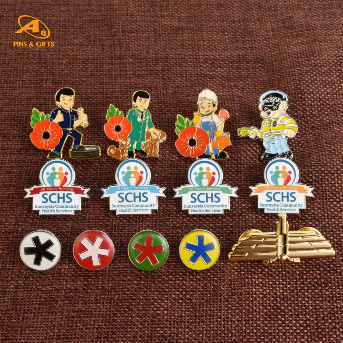 Metal Die Casting Lapel Pin Badges for Promotion Pin Tariff Code