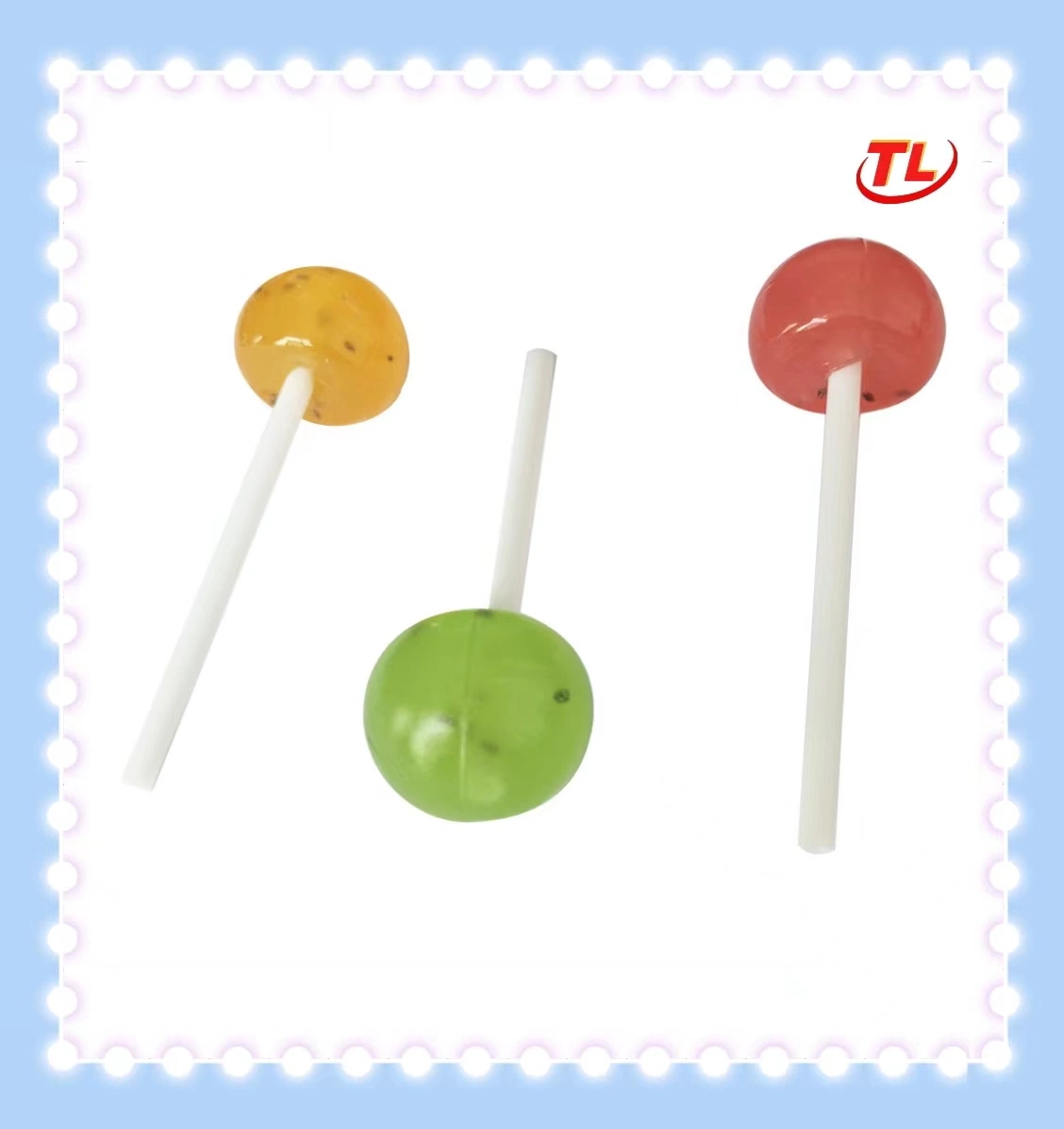 Fruchtfüllung Lollipop Pink Lollipop mit Pop Candy von Sugar Lieferant