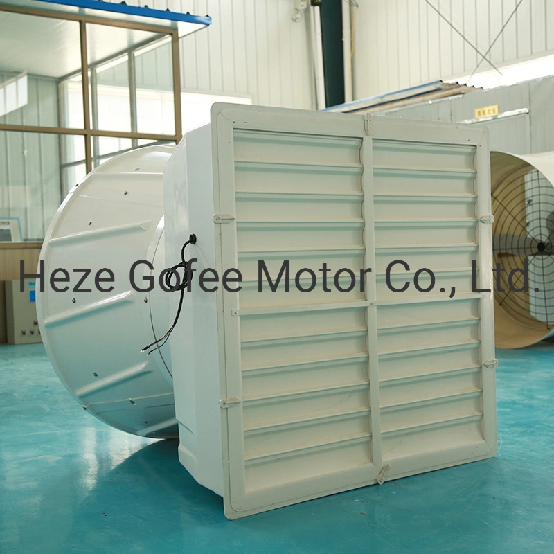 1380mm Wall Mounted Fan Plastic Fiberglass SMC Poultry House Equipment Axial Cooling Exhaust Fan
