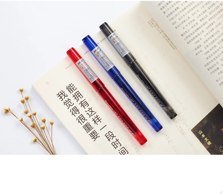 Stationery Pen Plastic Roller Ball Pen Metal Clip Tinted Body Quality Pen OEM Logo