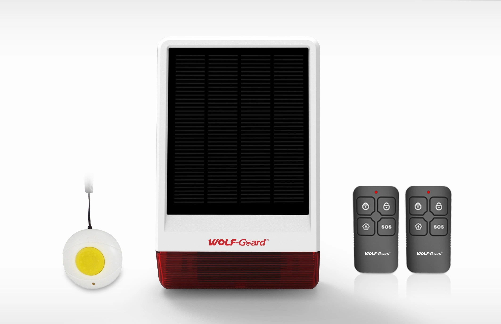 GSM Burglar Emergency Solar Alarm for Saving Power