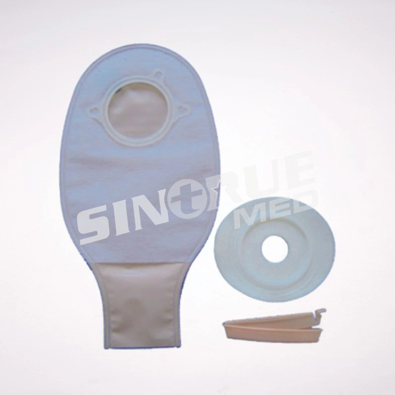 PVC Wholesale/Supplier Disposable Glue Pan Type Medical Ostomy Bag