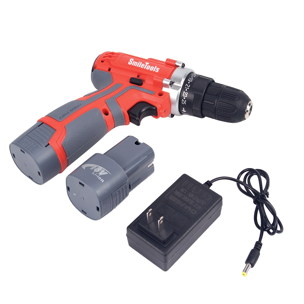 Wholesale/Supplier 18V Cordless Lithium Battery Wireless Rechargeable Powerful Impact Drill Set