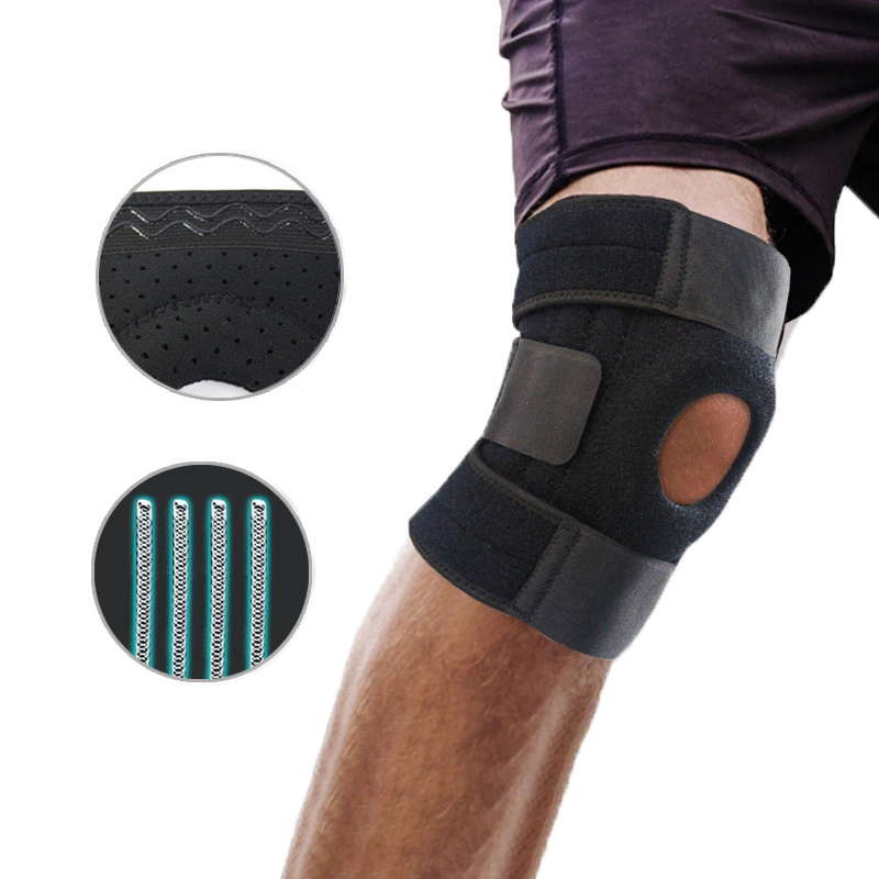 Compression Comfortable Knee Support Elastic Neoprene Customized Open Patella Medical Knee Brace