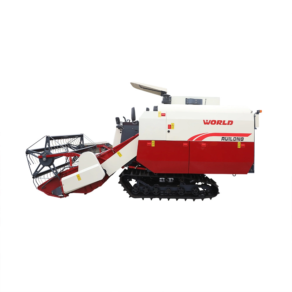 Self-Propelled Full Feed Rubber Track Combine Harvester 4lz-4.0e