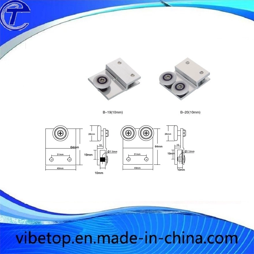 Puerta corredera más barata de las ruedas de Hardware