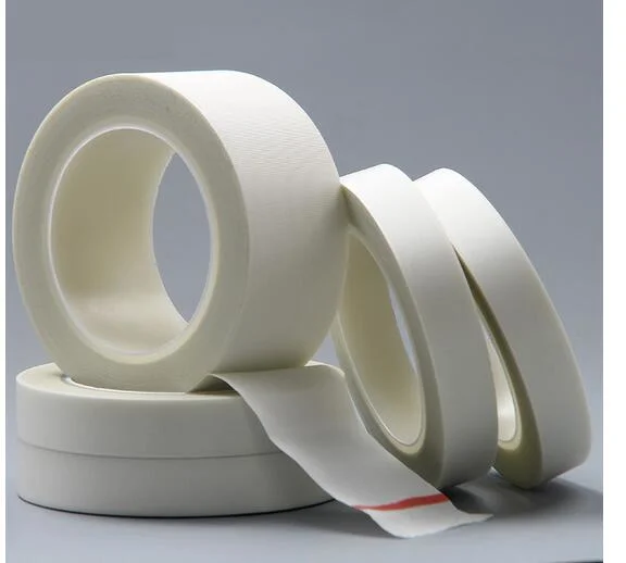 Insulated Silicone White High Temperature Glass Cloth Tape 180mic*25mm*50m Used for Other Appliances Such as Air Conditioner