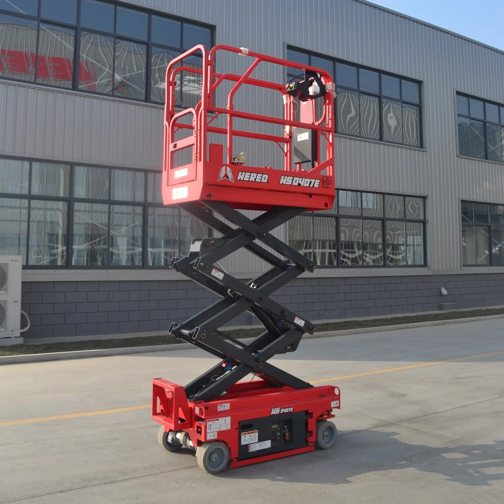 Self Propelled Scissor Lift for High-Altitude Operations 220V