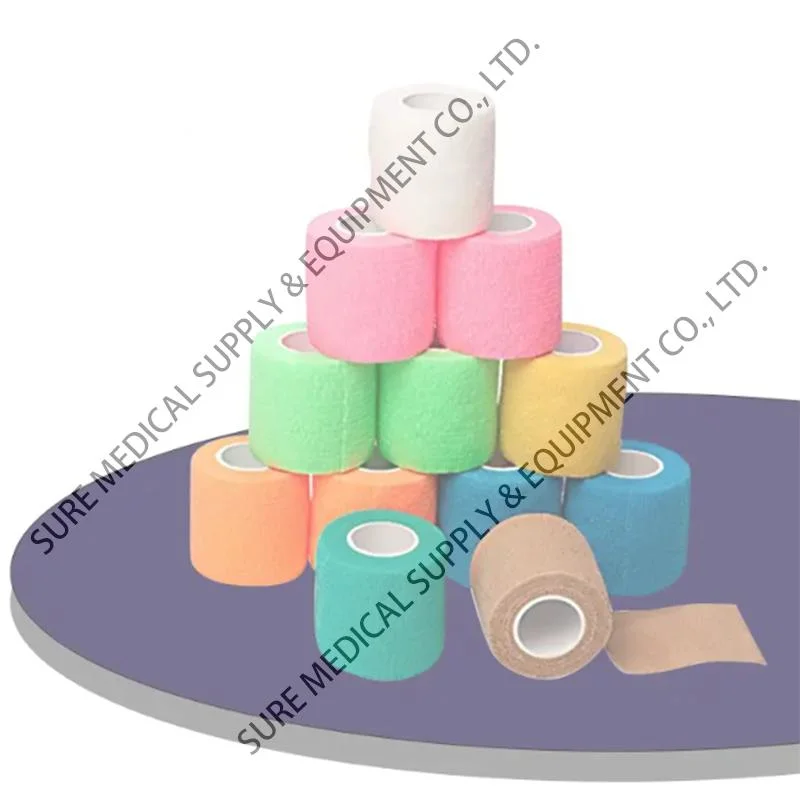 Original Factory Self Adhesive Bandage Wrap Athletic Elastic Cohesive Vet Wrap Bandage Tape