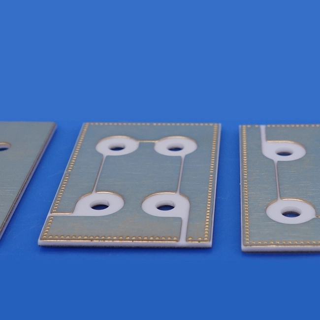 Mo-Mn Metallization Process Metallized 96% 99.6% Alumina Ceramic PCB Board