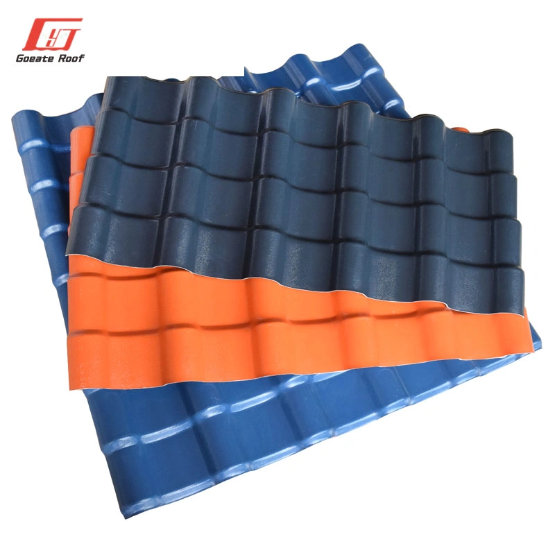Goeate Roof Plastic PVC Material Classic Retro Traditional Chinese Roof Tiles