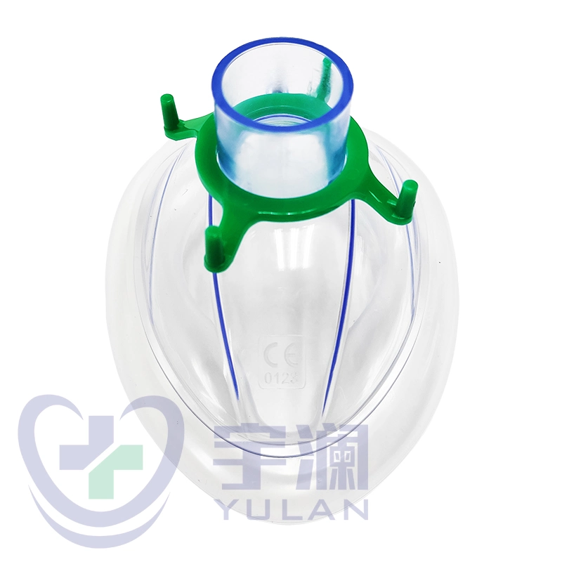 Disposable Medical PVC Anesthesia Mask Adult Small Size 3