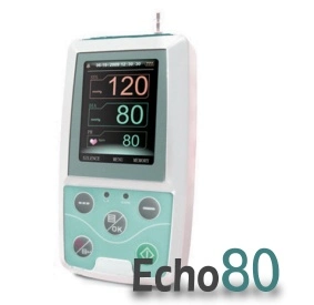 Echo 80 Meditech Medical Equipment Electronic Digital Automatic Arm Blood Pressure Holter Monitor with CE and ISO Approved