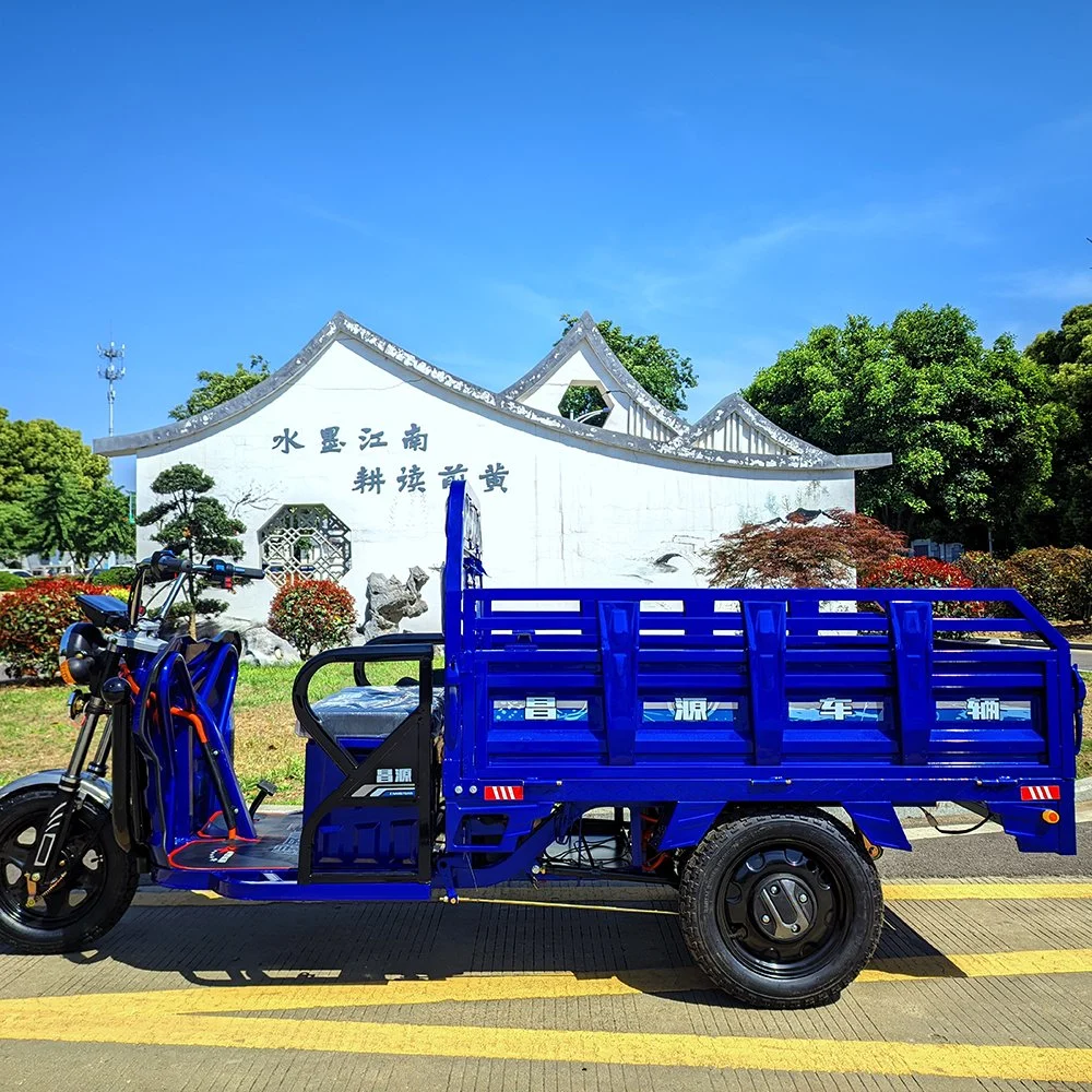 CY Mini entrega de cuerpo abierto Tricycle camión de basura eléctrico En corta y media distancia