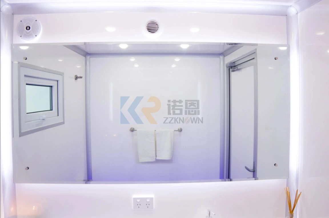 Роскошный туалет прицеп Китая Портативный туалет Ванная комната и туалет Hotsale съемные сборные дома