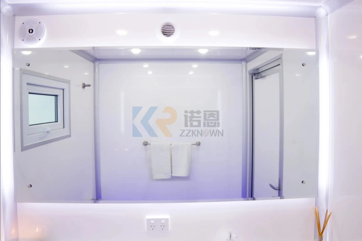 Baño de lujo remolque China Baño y baño portátil Servicio de habitaciones Casa prefabricadas desmontable