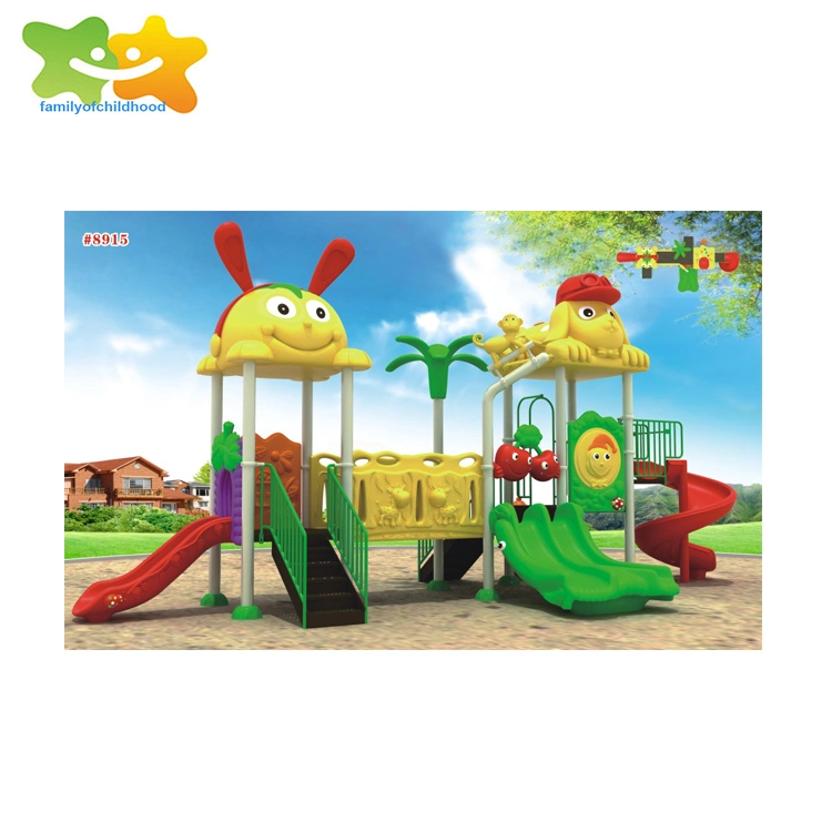 A01 Kids Public Plastic Outdoor Playground Equipment Slide