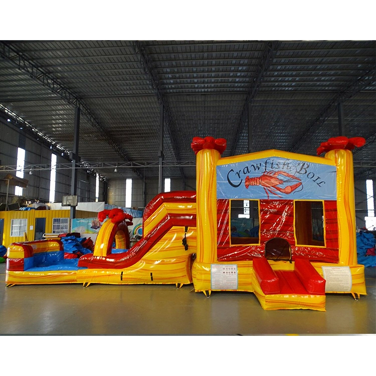 Outdoor Park Big Lobster Inflatable Bouncer Slide for Wholesale/Supplier