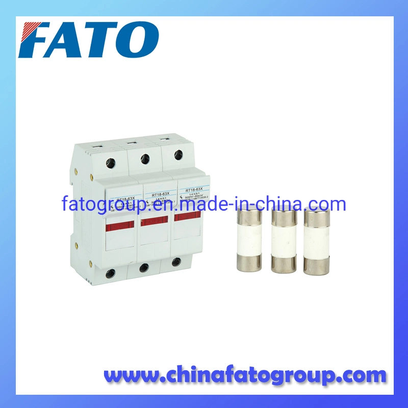 China Professional Manufacturer 32A 63A 125A Fuse Holder for Cylindrical Fuse Link