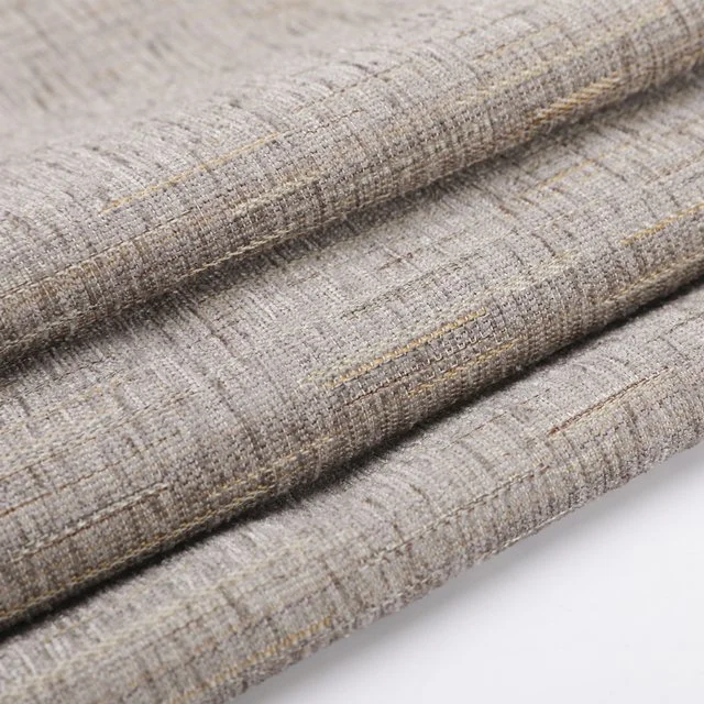 Inherently Flame Retardant Chenille Curtain Fabric for Living Room