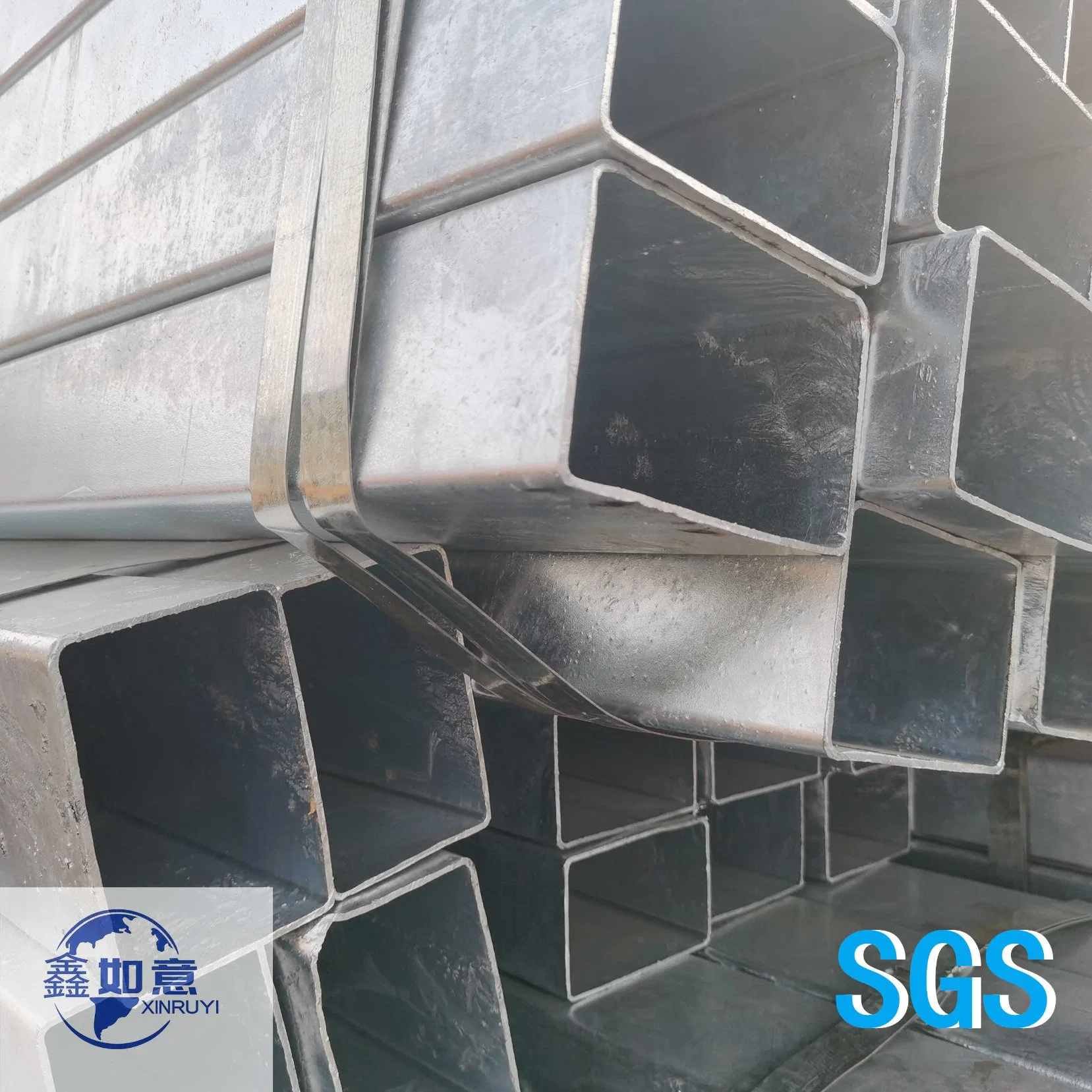 Building Materials Structure Steel Greenhouse Steel Pipe Hot Dipped Galvanized Steel Special Shaped Square and Rectangle Pipes