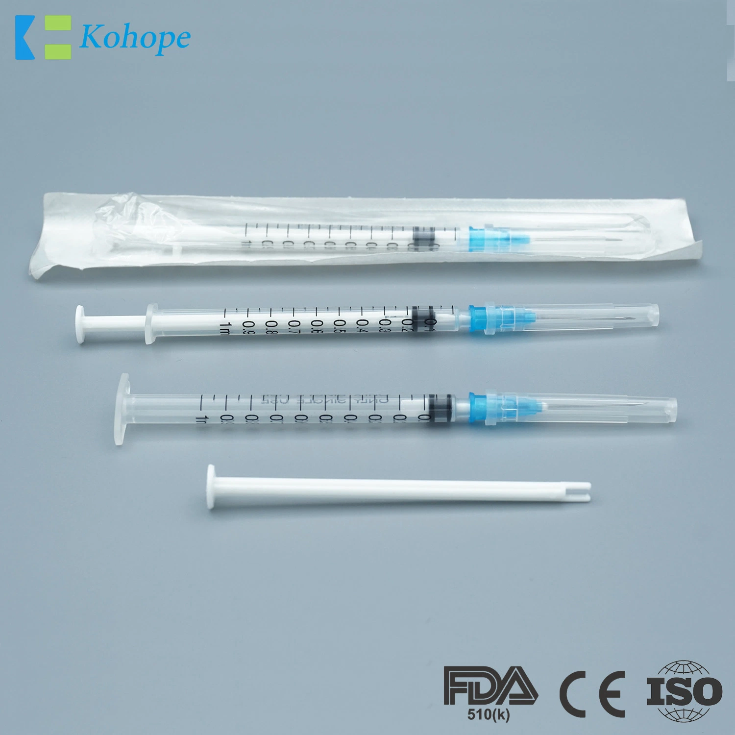 Good Service Plastic Auto-Destruct OEM/ODM 0.1ml/0.5ml/1ml/3ml/5ml/10ml China Safety Hypodermic Needle