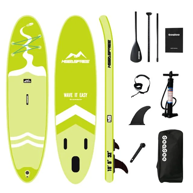 La Junta de surf coloridos al aire libre para practicar deportes acuáticos inflables Stand Up Paddle Surf Sup Inflat Logotipo Aduanas disponibles