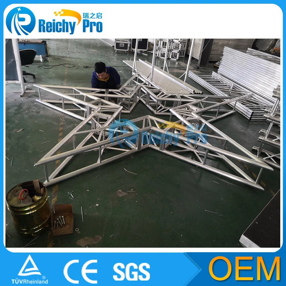 Wedding Stage 5 Pointed Star Truss Design Aluminum Stage Frame