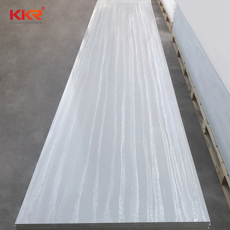 KKR superfície sólida modificada pedra artificial Mármore acrílico cozinha countertop Superfície sólida 3.12