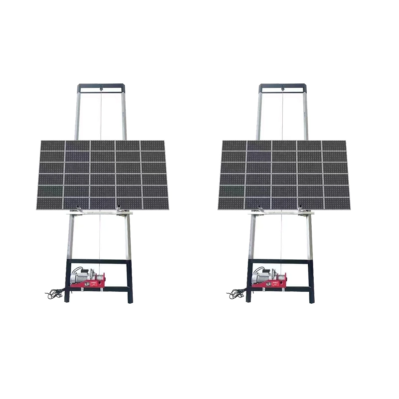 Nuevo diseño de 18m 59ft de Levantamiento de la escalera de elevación eléctrica de los paneles solares instalación comercial