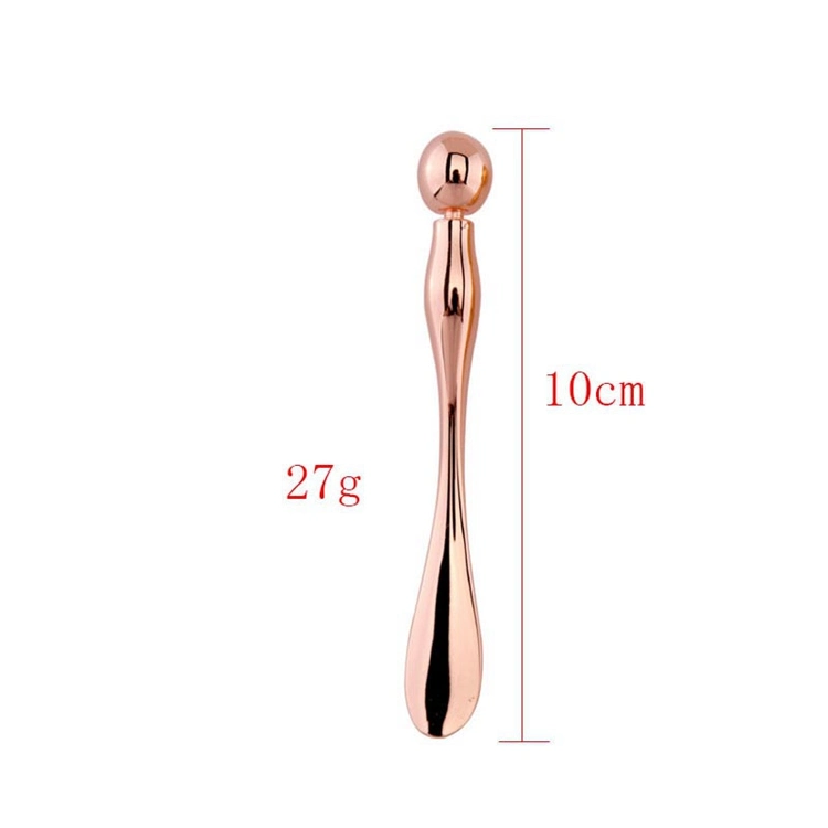 Luxury Golden Stainless Steel Eye Cream Spatula Eye Cream Introduction Massage Stick