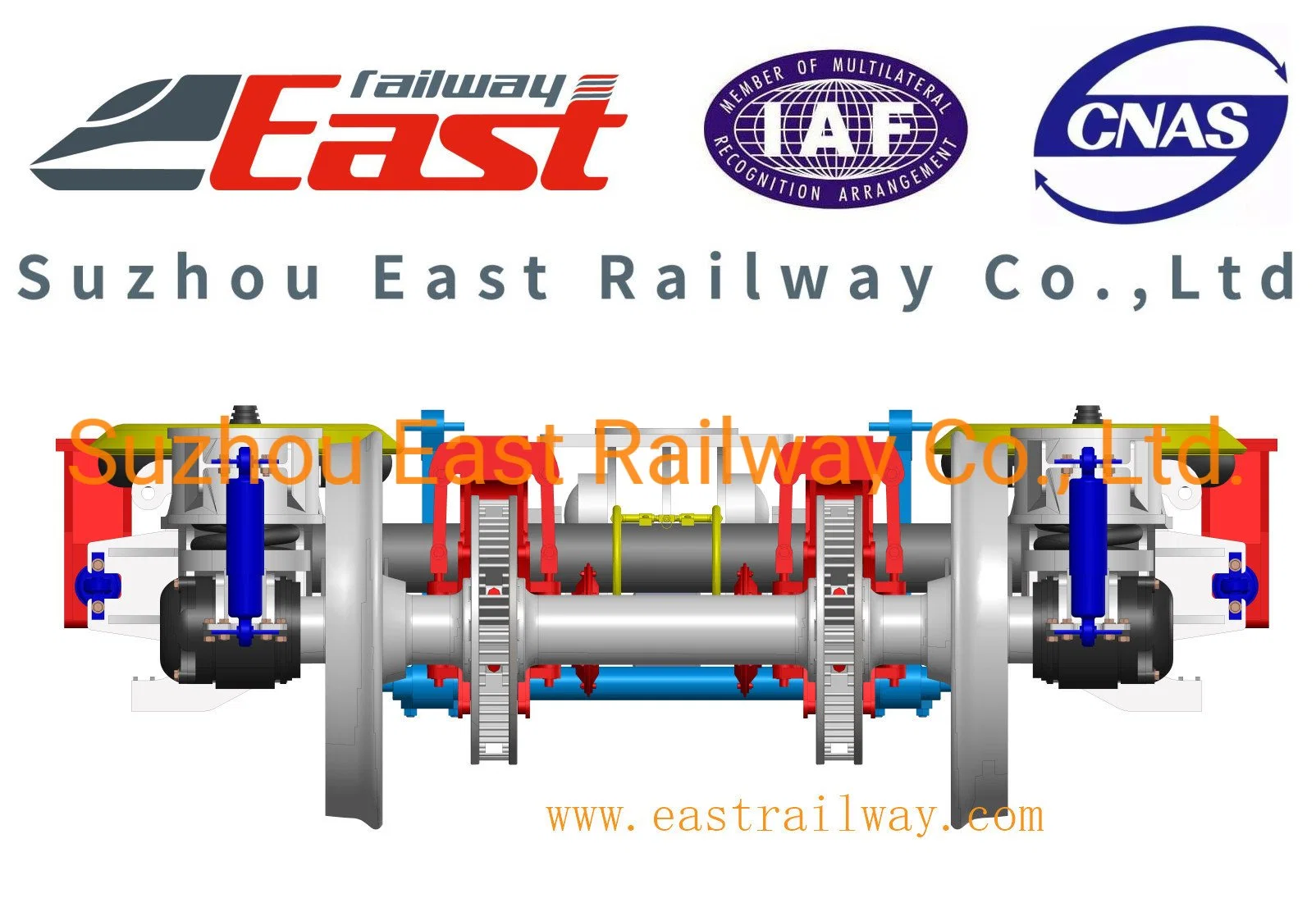 Eisenbahnanhänger Bogie für PKW/EMU/LRT/Metro/Stadtwagen