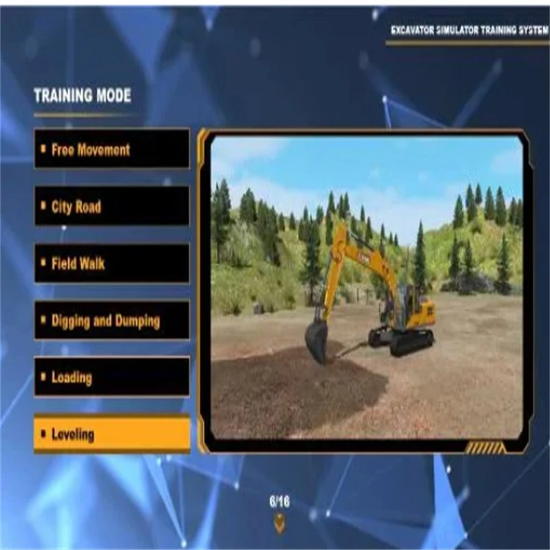 Education Training Simulator/Excavator Simulator