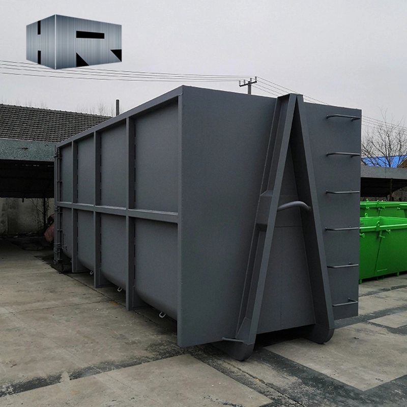 Steel Dustbin Transportation Equipment Roll on off Container