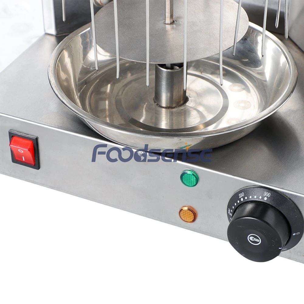 Commercial Full Automatic Electric Electric Toaster Chicken Doner Kebab Stainless Steel Shawarma Machine