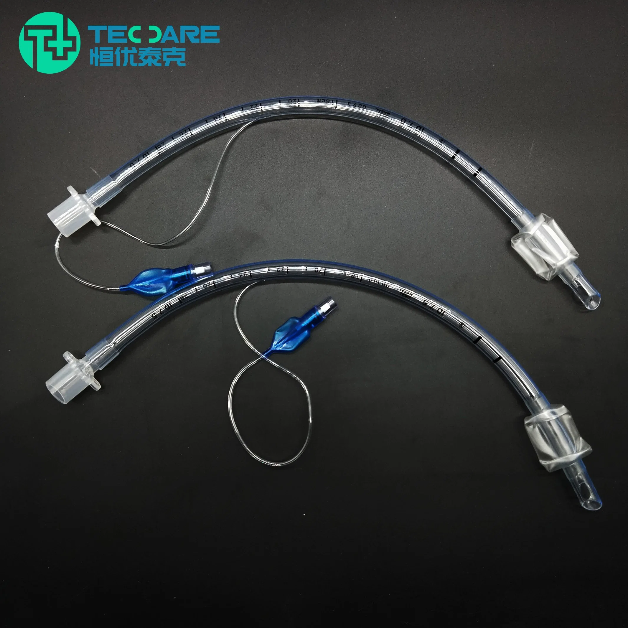 Tube de trachéostomie PVC médical tube endotrachéal d'Intubation pour le patient