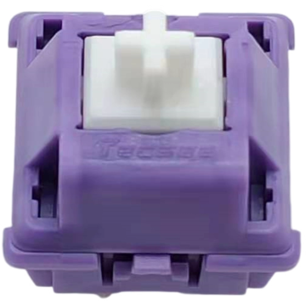 Tecsee DIY Purple Panda Mechanical Keyboard Smooth Flexible Keyboard Switch