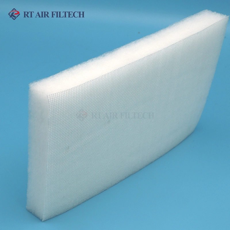 Polyester Fiber Ceiling Filter Roll with Net Scrim or Nylon Cloth