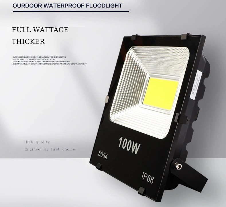 Parkplatz High Power IP66 High Lumen 85-265 Volt Wasserdicht RGB 100W LED-Flutlicht für Außenbeleuchtung