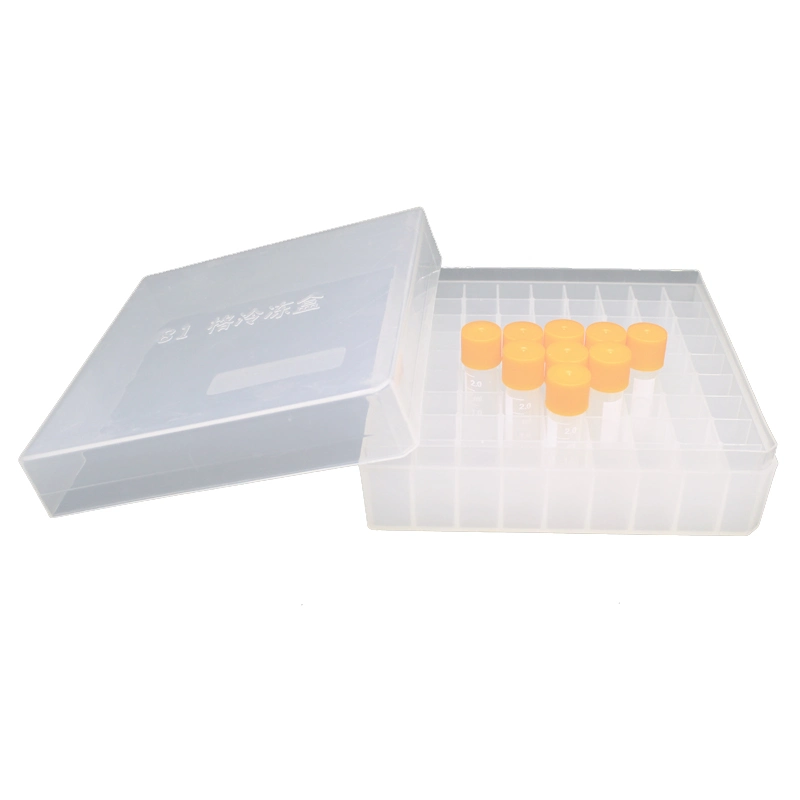 Material de laboratório Plastic 36 Wells 5ml Caixa Cryovial Cryo para tubos