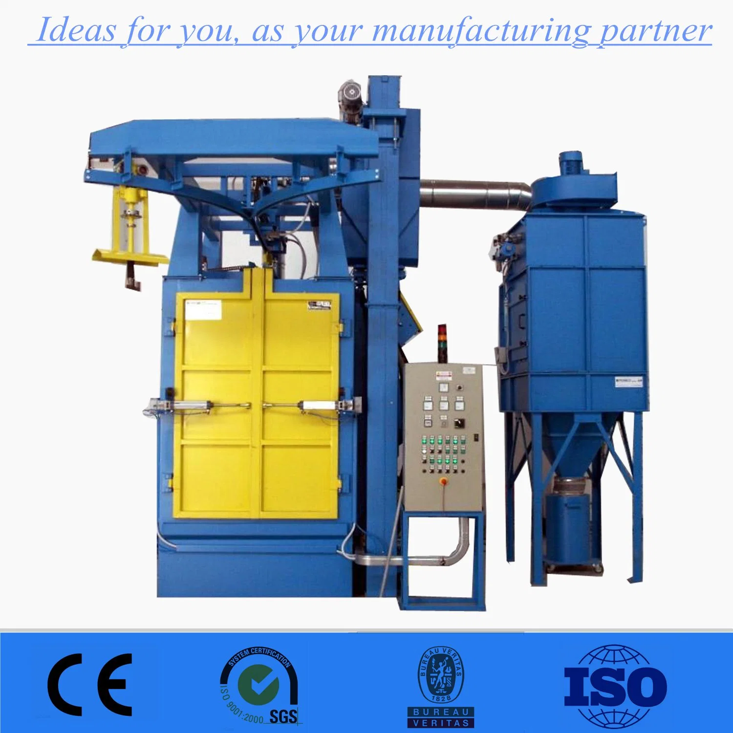 Hook Spinner Hanger Abrasive Blasting Cleaning Machine Price for Casting Parts